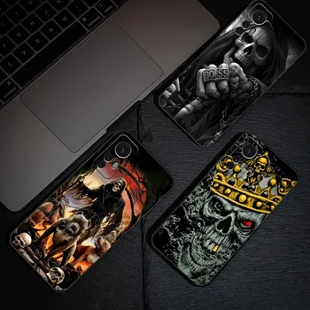 Grim Reaper Skull Skeleton Чехол для телефона Xiaomi 13 12 11 11T 9 8 Lite Ultra Note10 Poco F3 M4 M3 X4 GT Pro Задняя крышка